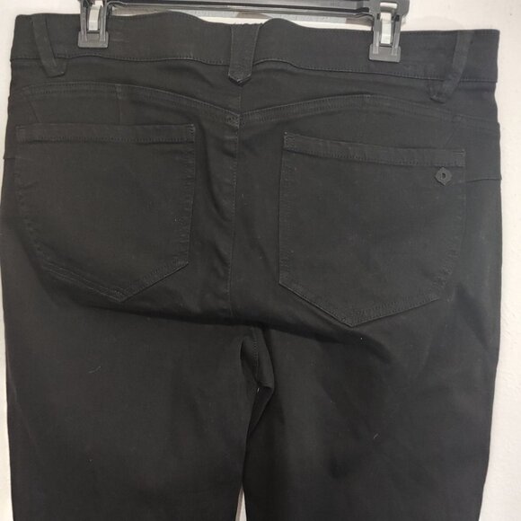 Democracy Ab Solution Straight Leg Women Jean Size 16 Black - Picture 3 of 5